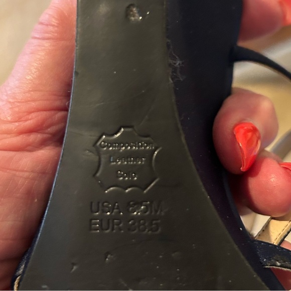 Nina Blue Heels with Sparkling Embellishments - Picture 6 of 7